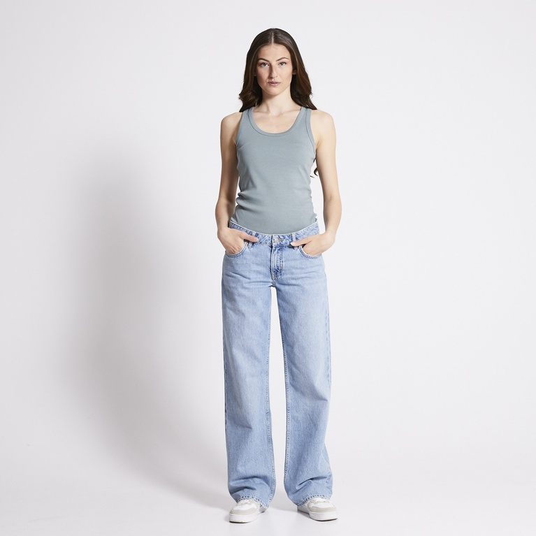Ribbestrikket singlet "Johanna"